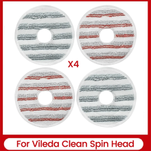 Microfiber Mop Pads Replacement for Vileda Clean Spin Mop Head,B