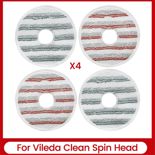 Microfiber Mop Pads Replacement for Vileda Clean Spin Mop Head,B
