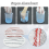 Microfiber Mop Pads Replacement for Vileda Clean Spin Mop Head,B 5