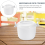 Φορητός φούρνος μικροκυμάτων, ρυζόμαγειρας, πολυλειτουργικός ατμομάγειρας 3