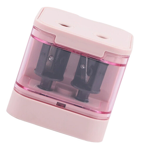 Automatic Pencil Sharpener,Two-Hole Electric Sharpening Tools 2
