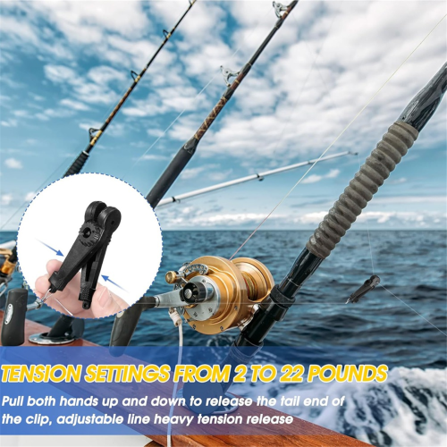 Fishing Downrigger Line Release Clips with Leader Snap Weight A 1