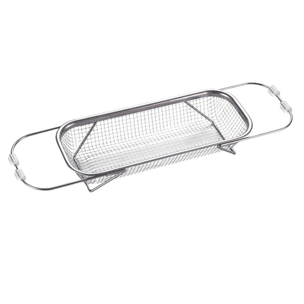 Panier-crépine extensible en acier inoxydable pour évier, petit égouttoir