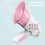 Mégaphone portable, sirène, haut-parleur, jouets, bleu 5