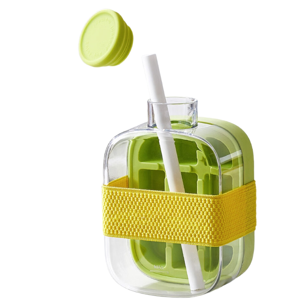 COOL Travel Cup Portable Straw Cup 500ml Green-image-OPC-PGQXWHG-NEW
