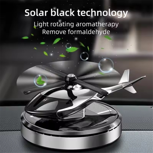 Auto Lufterfrischer Solar Hubschrauber Dekoration Auto Parfüm Diffusor 1