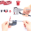 RISK Rear Derailleur Extender Bicycle Frame Gear Link Extension Red 5