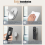 Magnetic Remote Control Holder Wall-Mount, D 6