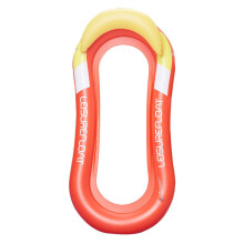 (Naranja) Flotador inflable para piscina infantil para adultos, tumbona de playa, juguete, cama flotante
