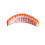 (Πορτοκαλί) Dual Line Parafoil Kite Large 14m Flying Kites Εργαλεία ψυχαγωγί 1
