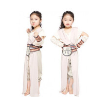 (Filles, M) Tenue Star Wars Jedi Rey pour enfants Design élégant pour filles Tissu en polyester doux