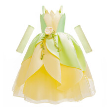 (110 cm) la et la princesse la grenouille Tiana robe princesse anniversaire fête costumée de noël