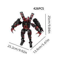 (Στυλ Δ) Τουαλέτα Skibidi Building Blocks Titan Time Man Diy Puzzle Εκπαιδευτικ