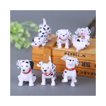 6τμχ Hunged One And One Dalmatians Cute Dog Diy Διακοσμητικό Γραφείο Αυτοκινήτου