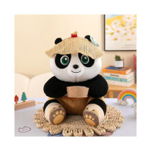(35 cm/13,77 pouces) Fu Kung Panda 4 poupée en peluche PP coton remplissage doux décoratif confort enfants