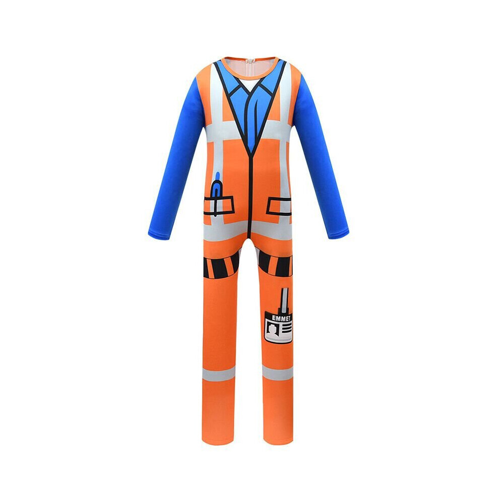 (Combinaison orange uniquement, 140 cm) Roblox Cosplay Costume enfants combinaison déguisement Halloween