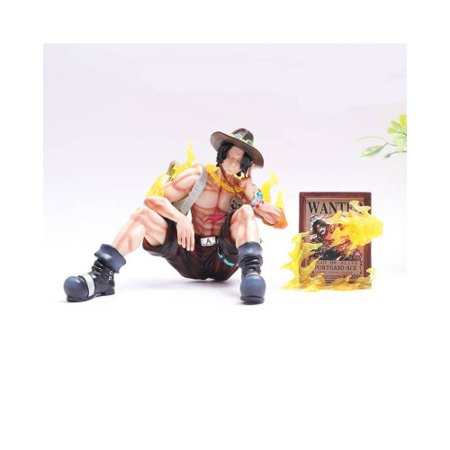 (Κίτρινο) One Piece Portgas D Ace Χέρι Παιχνίδι Μόδας Τραπεζάκι Καθιστι