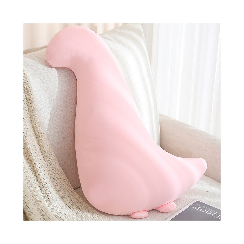 (Fat Dragon rose, 60 cm/23,62 pouces) jouet en peluche Dragon, oreiller de dos de poupée, décoration