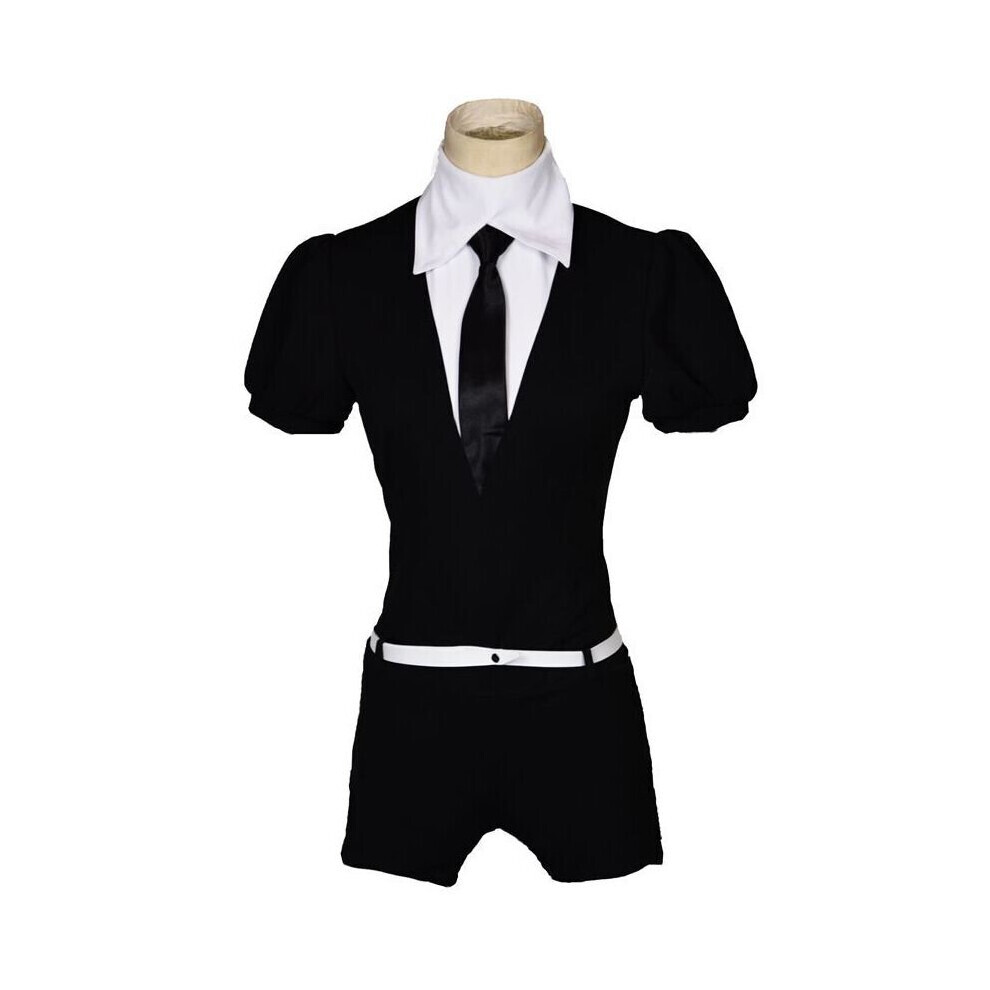 (Combinaison noire, M) The Land Anime Of Lustrous Phosphophyllite Ensemble de costumes uniforme robe