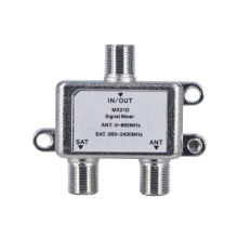 2-weg tv-antenne satellietsplitter antennekabel signaalsplitter