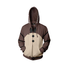 (Brown Freddy, M) Cinq nuits chez Freddy's FNAF Cosplay Costume hauts Ă capuche
