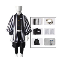 (Costume Iguro Obanai, 130 cm) Ensemble de costumes de cosplay pour enfants Demon Slayer Kimetsu No