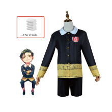 (Noir, M) SPYFAMILY Damian Desmond Adulte Enfant Cosplay Costume Anime Party Set Uniforme