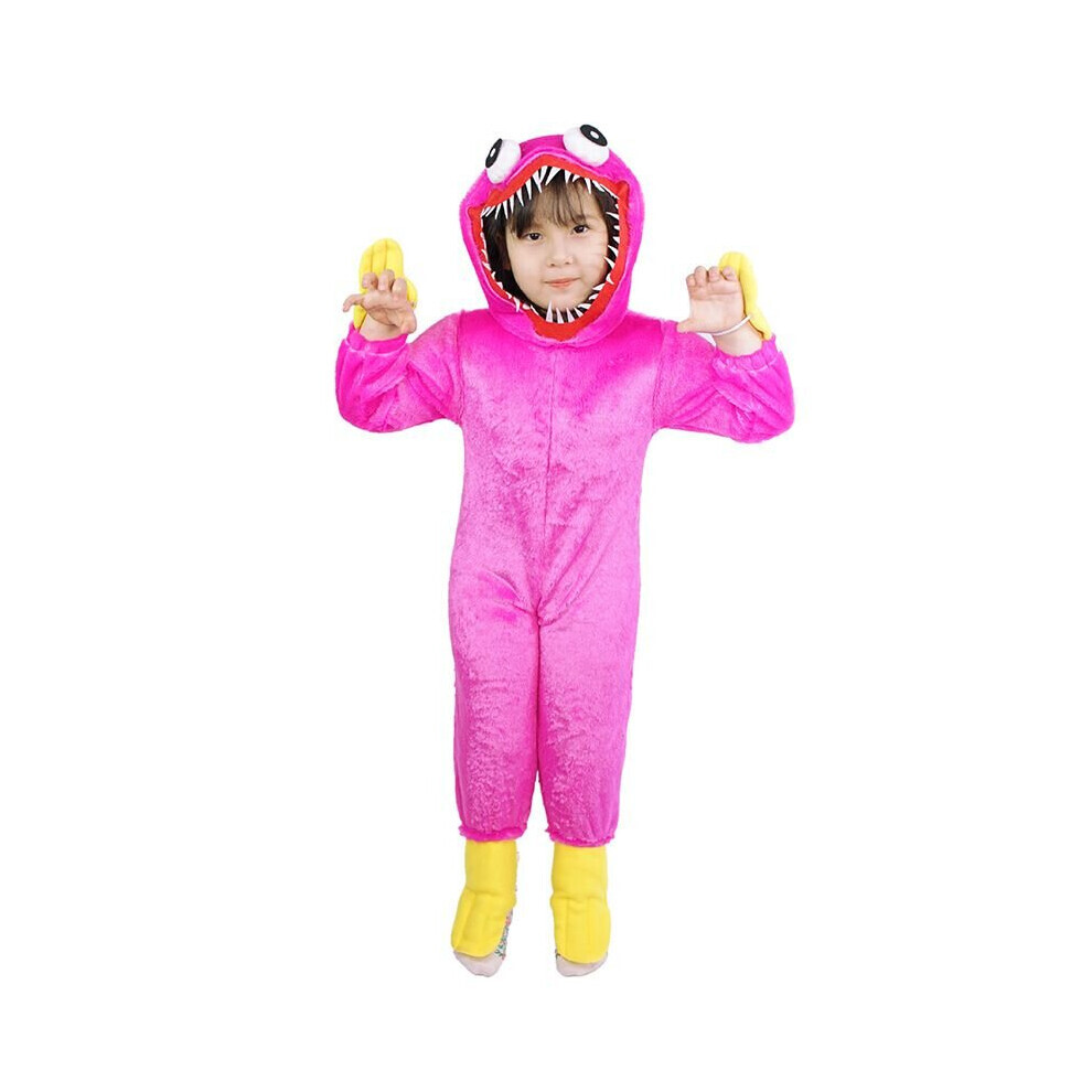 (Rose, S) Pyjama Wuggy Huggy pour enfants Costume de cosplay Body Vêtements de nuit