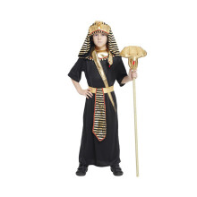 (B, L) Costume de fête sur le thème Helloween pour le prince et la princesse du pharaon égyptien, parfait