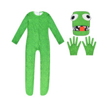 (120 cm) Roblox Rainbow Friends vert Cosplay Costume enfants Halloween déguisement fête