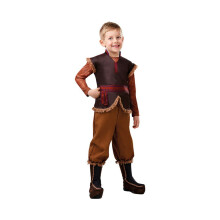 (XL) Tenue de personnage éblouissante de Prince de glace pour garçons, adaptée pour Halloween et le