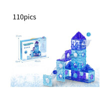 (Style 1) Colorful Blocks Toy Set Ice And Snow Castle Space Amusement Park Puzzle Gift