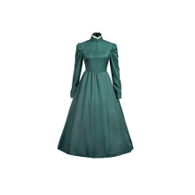 (Vert, XL) Howls Moving Castle Sophie Cos Costume Femmes Robe À Manches Longues Costume Cosplay
