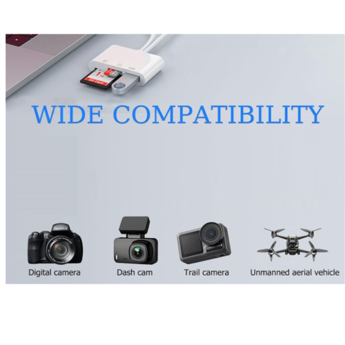 SD Card Reader for IPhone for Camera Adapter 2