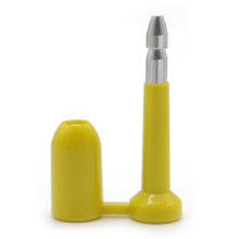 10 cierres antirrobo desechables con forma de bala, color amarillo
