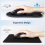 Mouse Pad with Wrist Support, Ergonomic Gaming Mouse Pad Pain Relief 2