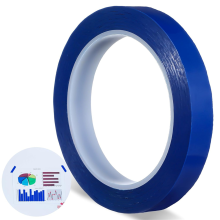 217 voet whiteboardtape blauw 1/2 inch grafische tape blauw