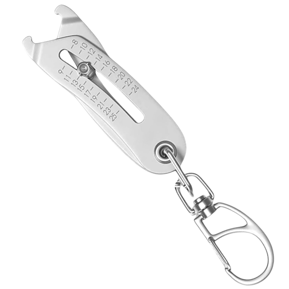 Portable Thread Size Checker Keychain, Bolt And Nut Identifier 4853831846189