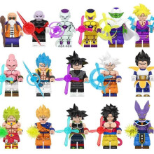 (16PCS Anime Dragon Ball) 16PCS Anime Dragon Ball Toys Children's Toys Mini Figures Fit Lego