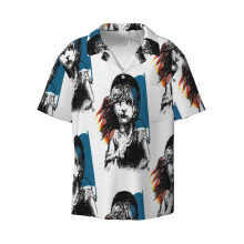 (1986 Les Miserables London Broadway Broadway_7647) Men's Hawaiian Shirts Cuban Collar Vintage Bowling Short Sleeve Button Down Beach Shirt Casual Summer Vacation Wear Retro Tee