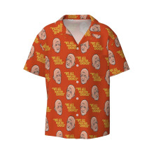 (Mike Ehrmantraut Better Call Saul Quote_9734) Men's Hawaiian Shirts Cuban Collar Vintage Bowling Short Sleeve Button Down Beach Shirt Casual Summer Vacation Wear Retro Tee