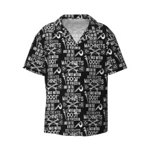 (Funny Machinist Engineer Shirt Machinery Machinist Gifts Tee_6497) Men's Hawaiian Shirts Cuban Collar Vintage Bowling Short Sleeve Button Down Beach Shirt Casual Summer Vacation Wear Retro Tee