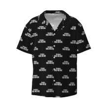 (I've Made A Huge Mistake (Black) - Arrested Development_12567) Men's Hawaiian Shirts Cuban Collar Vintage Bowling Short Sleeve Button Down Beach Shirt Casual Summer Vacation Wear Retro Tee