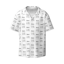 (It's Going Tibia Okay_12090) Men's Hawaiian Shirts Cuban Collar Vintage Bowling Short Sleeve Button Down Beach Shirt Casual Summer Vacation Wear Retro Tee