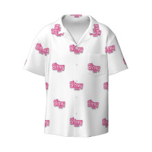 (It's Britney Btch_3969) Men's Hawaiian Shirts Cuban Collar Vintage Bowling Short Sleeve Button Down Beach Shirt Casual Summer Vacation Wear Retro Tee