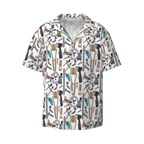 Button-Down King Pin Bowling Short Sleeve Hawaiian shirt for men and women, Summer gift for Bowling team shirt HO2720 main image 0