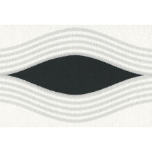 AS Creation Infinity Wave Black Grey Self Adhesive Narrow Border Wallpaper