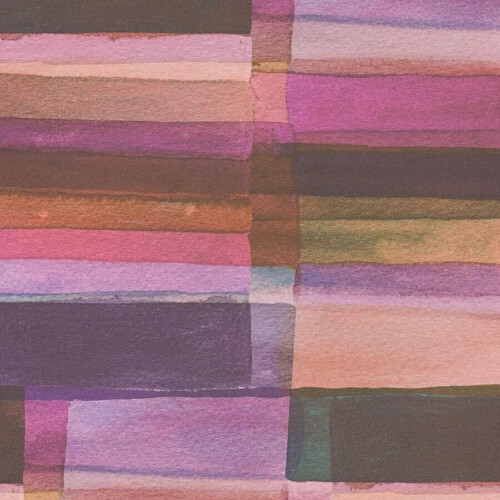AS Creation AS Creation Purple Horizontal Blocks Wallpaper Geometric Abstract Paste The Wall