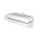 Luxury Life Rest Jumbo Cord Fabric Corner Sofa with Footstool Grey 6