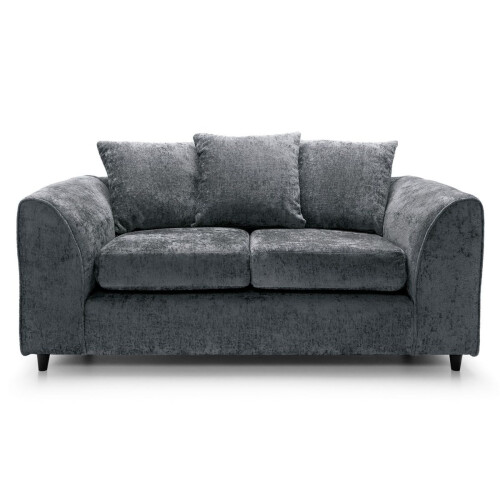 Luxury Life (Grey, 3 Plus 2 Set) Dylan Chenille Fabric Sofa Set 2